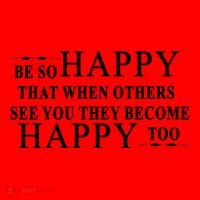 BE SO HAPPY THAT WHEN OTHERS SEE YOU THEY BECOME HAPPY TOO POSITIVE MESSAGE Santa Hat thumb 1