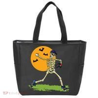 Baseball Skeleton Halloween Boy Baseball Halloween Tote Bag thumb 0