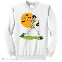Baseball Skeleton Halloween Boy Baseball Halloween Sweatshirt thumb 0