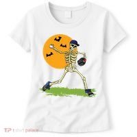 Baseball Skeleton Halloween Boy Baseball Halloween Women's T-Shirt thumb 0