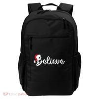Believe Santa Hat Christmas Gift Backpack thumb 0