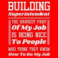 Building Superintendent Hardest Part Of My Job Santa Hat thumb 1