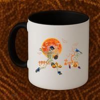 Baseball Skeleton Halloween Baseball Halloween Coffee Mug thumb 2