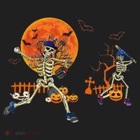Baseball Skeleton Halloween Baseball Halloween Hat thumb 2