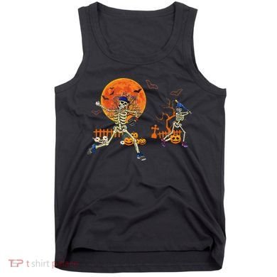 Baseball Skeleton Halloween Baseball Halloween Tank Top