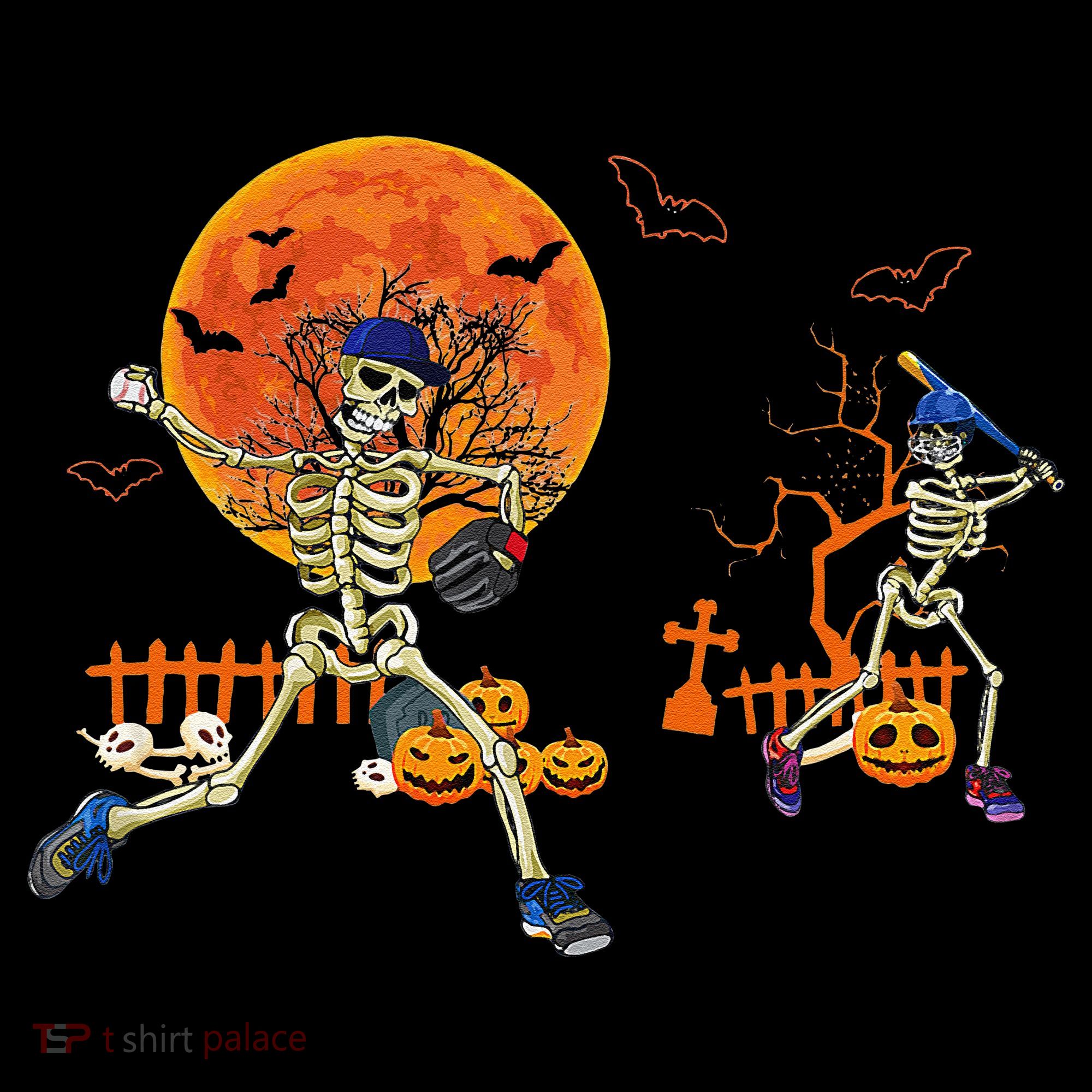 Baseball Skeleton Halloween Baseball Halloween Visor