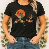 Baseball Skeleton Halloween Baseball Halloween Women's T-Shirt thumb 2