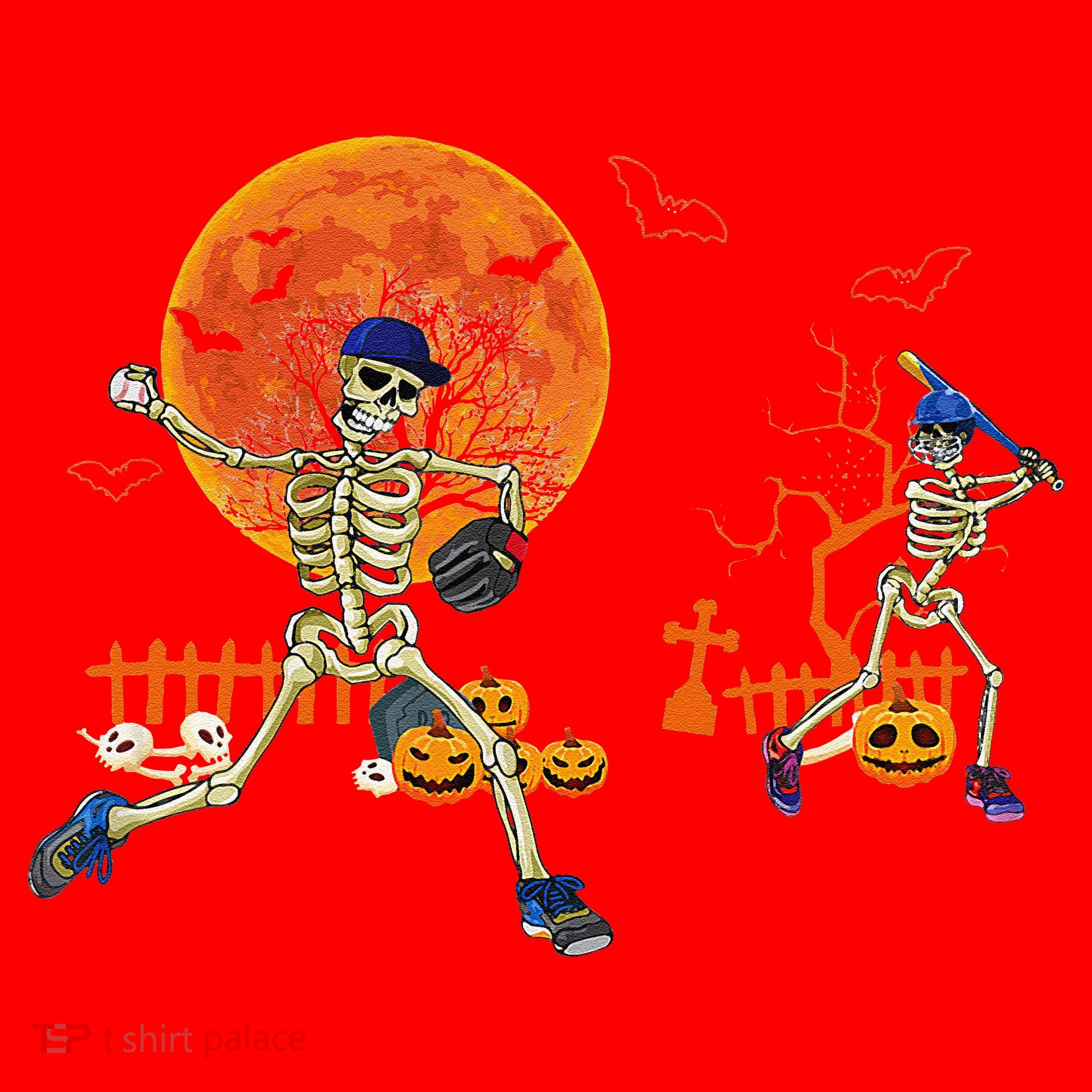 Baseball Skeleton Halloween Baseball Halloween Santa Hat