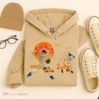 Baseball Skeleton Halloween Baseball Halloween Hoodie thumb 4