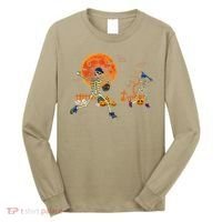 Baseball Skeleton Halloween Baseball Halloween Long Sleeve Shirt thumb 0
