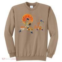 Baseball Skeleton Halloween Baseball Halloween Sweatshirt thumb 0
