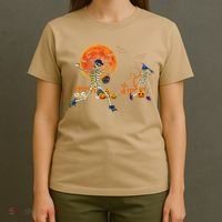 Baseball Skeleton Halloween Baseball Halloween T-Shirt thumb 4