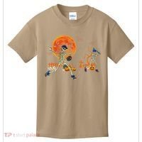 Baseball Skeleton Halloween Baseball Halloween Kids T-Shirt thumb 0