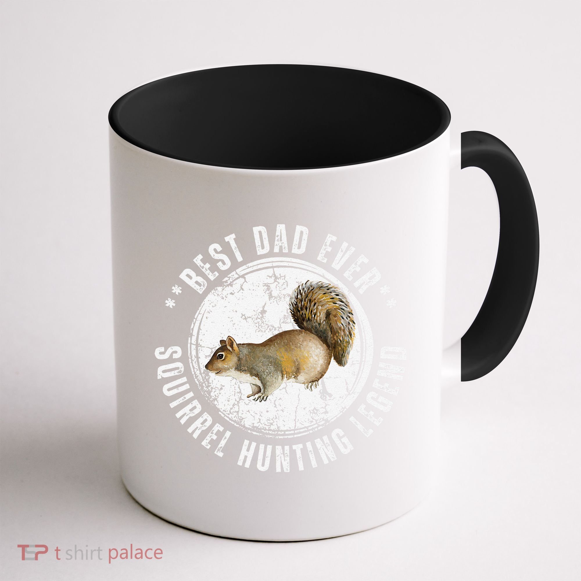 Best Squirrel Hunting Dad Fathers Day Dads Birthday Coffee Mug