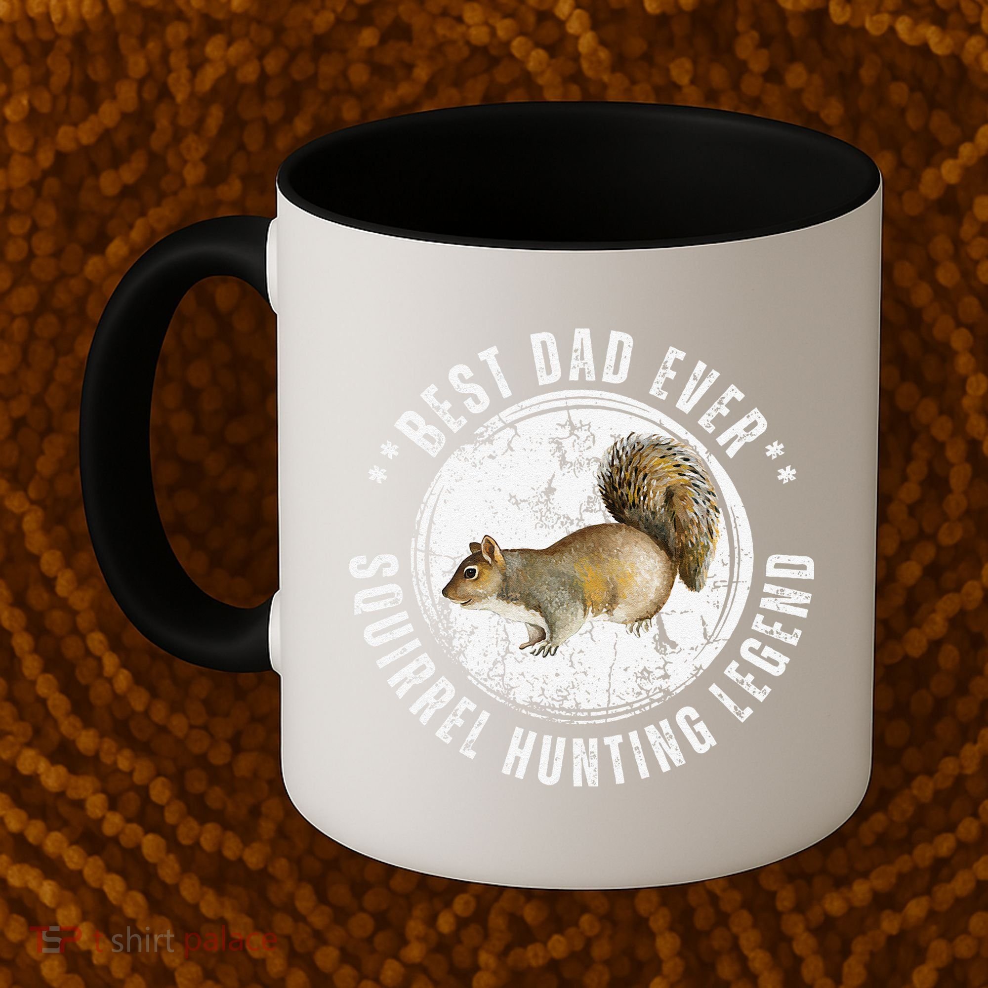Best Squirrel Hunting Dad Fathers Day Dads Birthday Coffee Mug