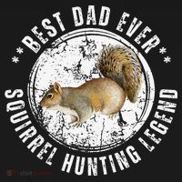 Best Squirrel Hunting Dad Fathers Day Dads Birthday Ornament thumb 1