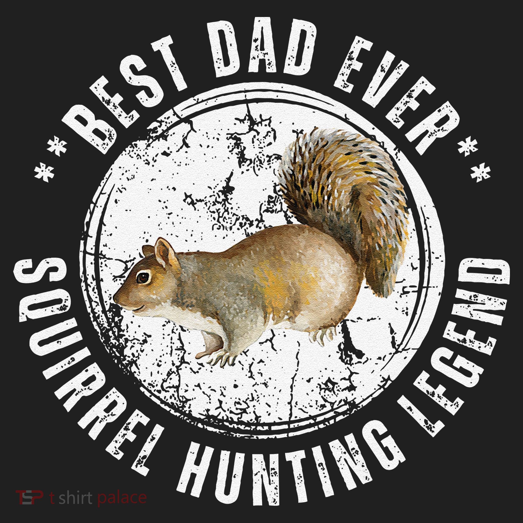 Best Squirrel Hunting Dad Fathers Day Dads Birthday Hat