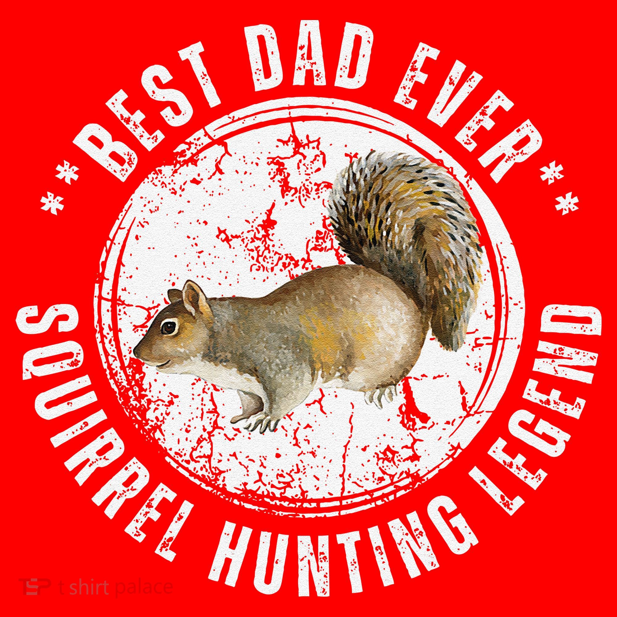 Best Squirrel Hunting Dad Fathers Day Dads Birthday Santa Hat