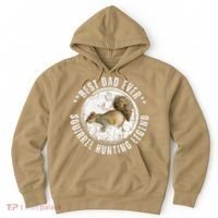 Best Squirrel Hunting Dad Fathers Day Dads Birthday Hoodie thumb 0