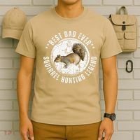 Best Squirrel Hunting Dad Fathers Day Dads Birthday T-Shirt thumb 6