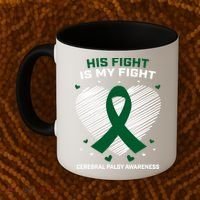 Brother Son His Fight Is My Fight Cerebral Palsy Awareness Gift Coffee Mug thumb 2