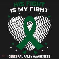 Brother Son His Fight Is My Fight Cerebral Palsy Awareness Gift Ornament thumb 1