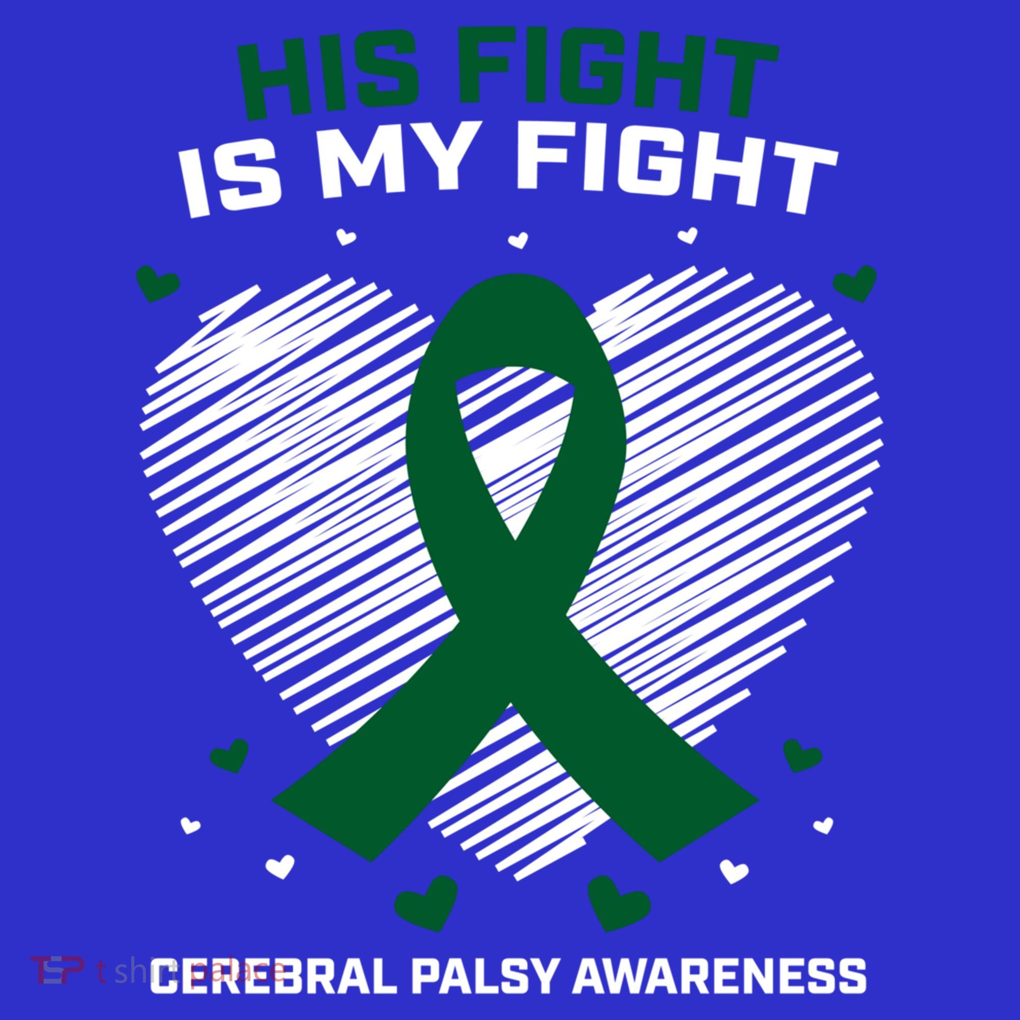 Brother Son His Fight Is My Fight Cerebral Palsy Awareness Gift Polo