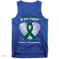 Brother Son His Fight Is My Fight Cerebral Palsy Awareness Gift Tank Top thumb 0