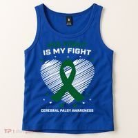 Brother Son His Fight Is My Fight Cerebral Palsy Awareness Gift Tank Top thumb 2