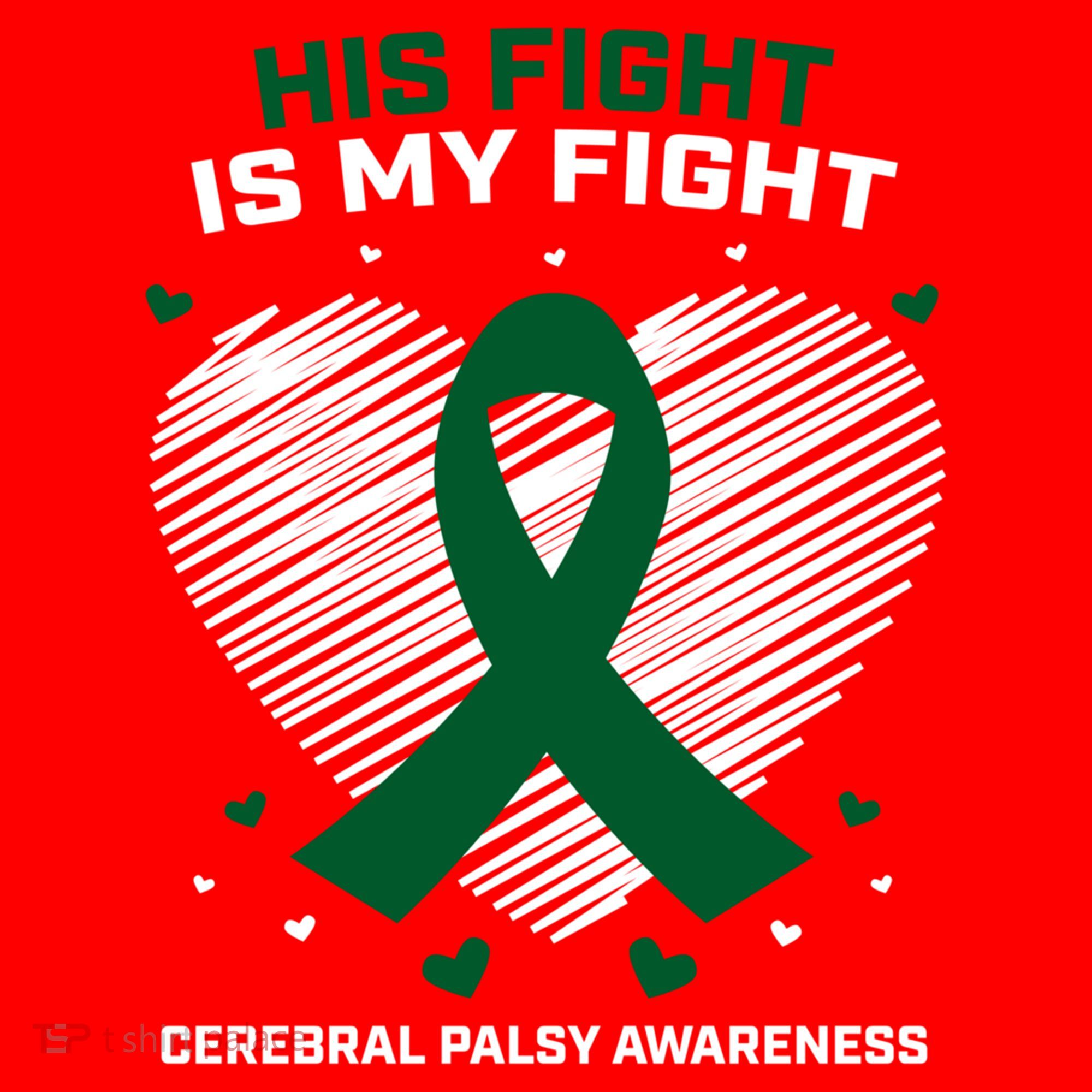 Brother Son His Fight Is My Fight Cerebral Palsy Awareness Gift Santa Hat