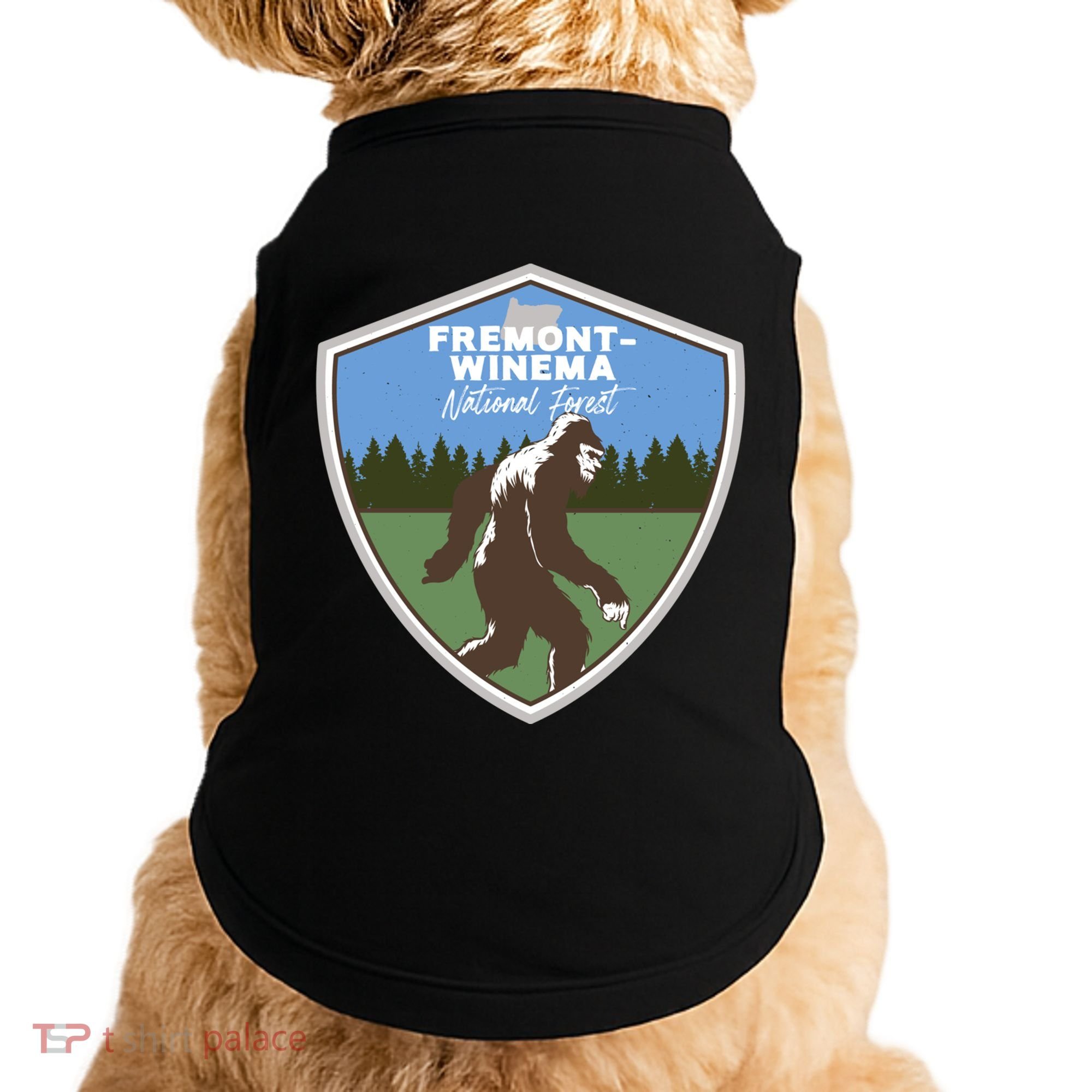 Bigfoot Sighting In Fremontwinema National Forest Oregon Gift Doggie Tank