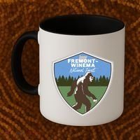 Bigfoot Sighting In Fremontwinema National Forest Oregon Gift Coffee Mug thumb 2
