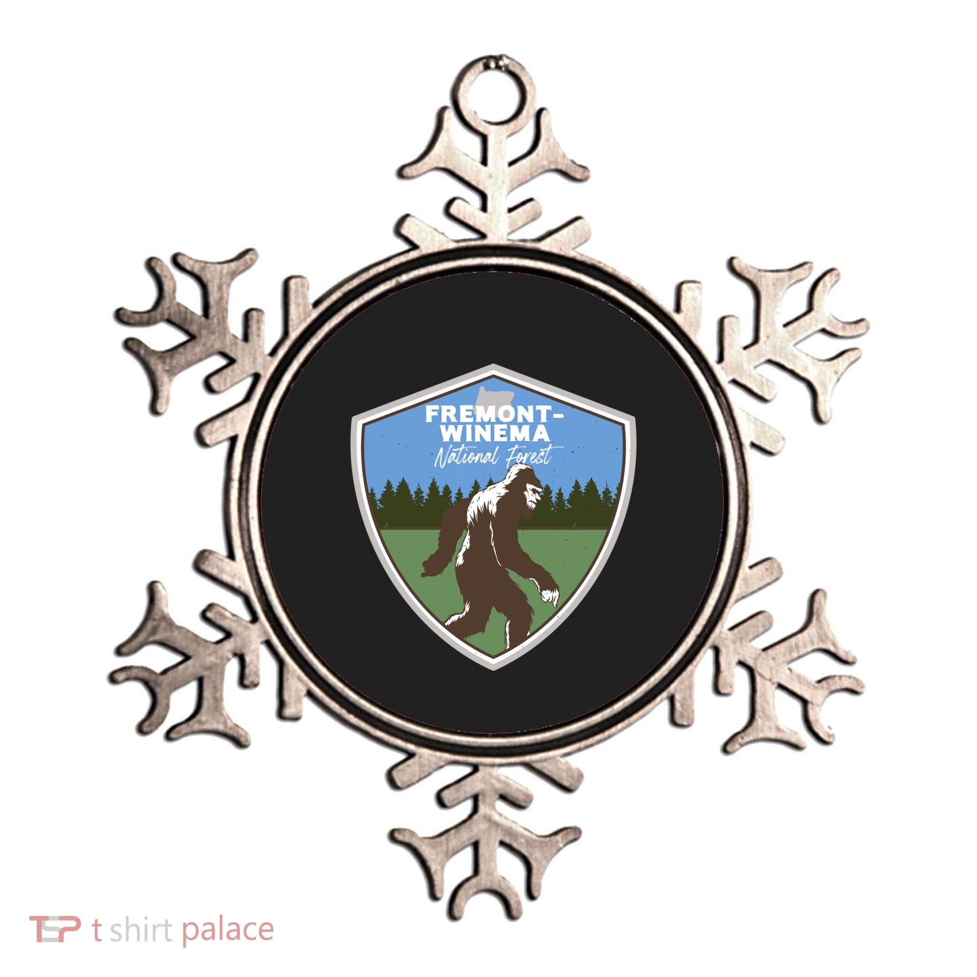 Bigfoot Sighting In Fremontwinema National Forest Oregon Gift Ornament