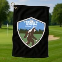 Bigfoot Sighting In Fremontwinema National Forest Oregon Gift Golf Towel thumb 1