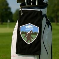 Bigfoot Sighting In Fremontwinema National Forest Oregon Gift Golf Towel thumb 2