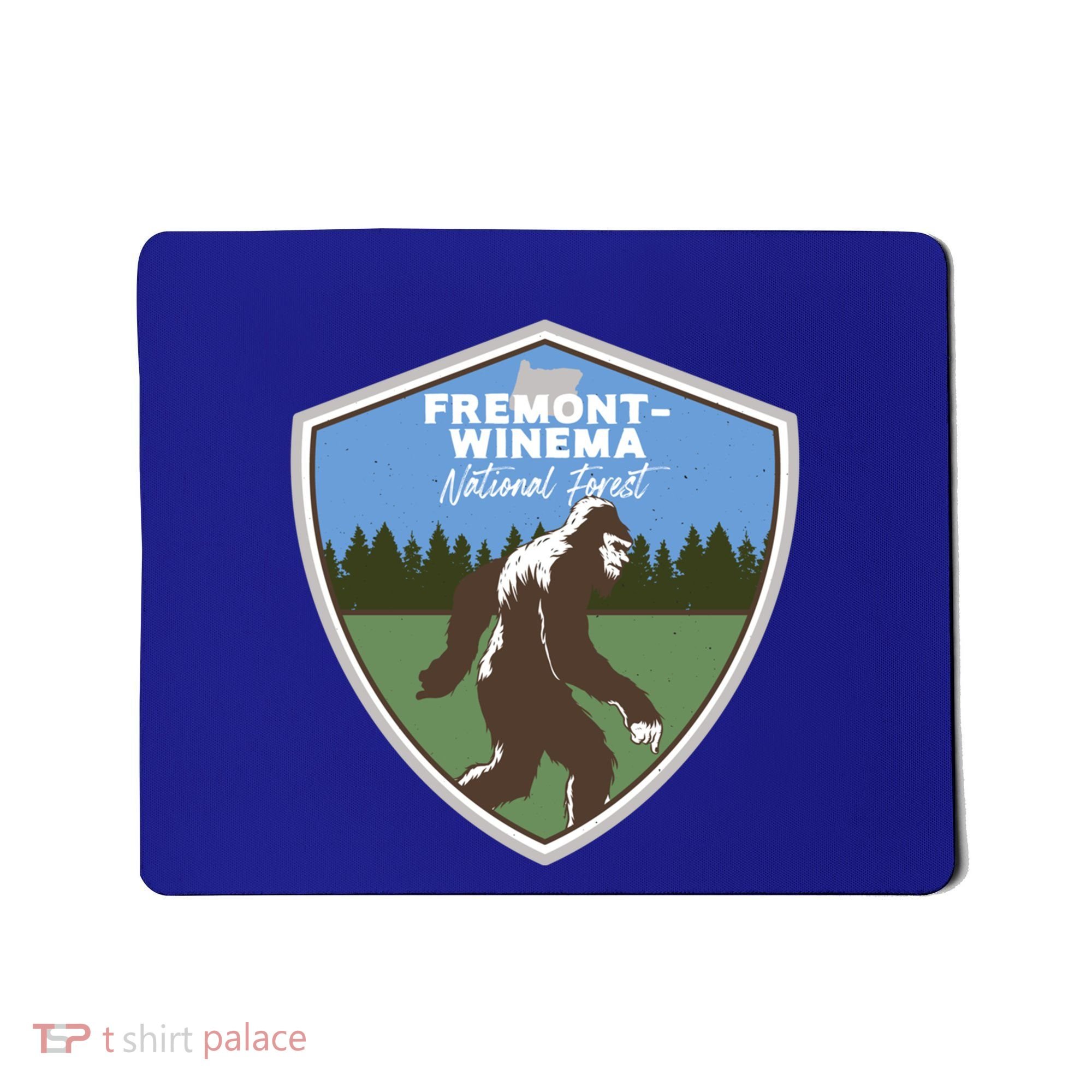 Bigfoot Sighting In Fremontwinema National Forest Oregon Gift Mousepad