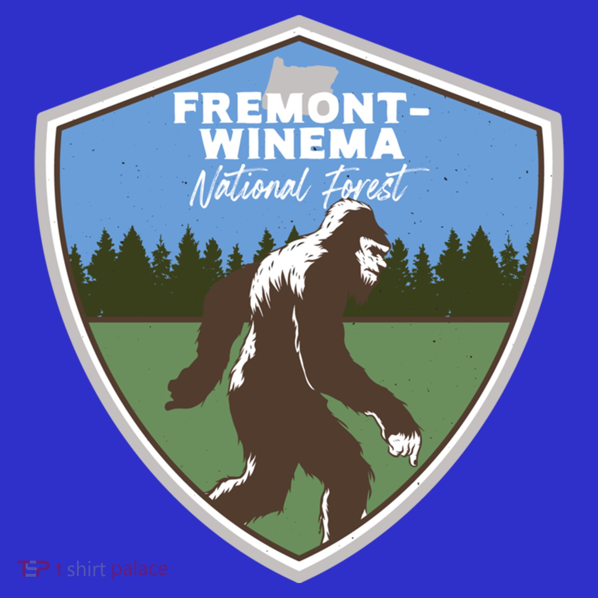 Bigfoot Sighting In Fremontwinema National Forest Oregon Gift Mousepad