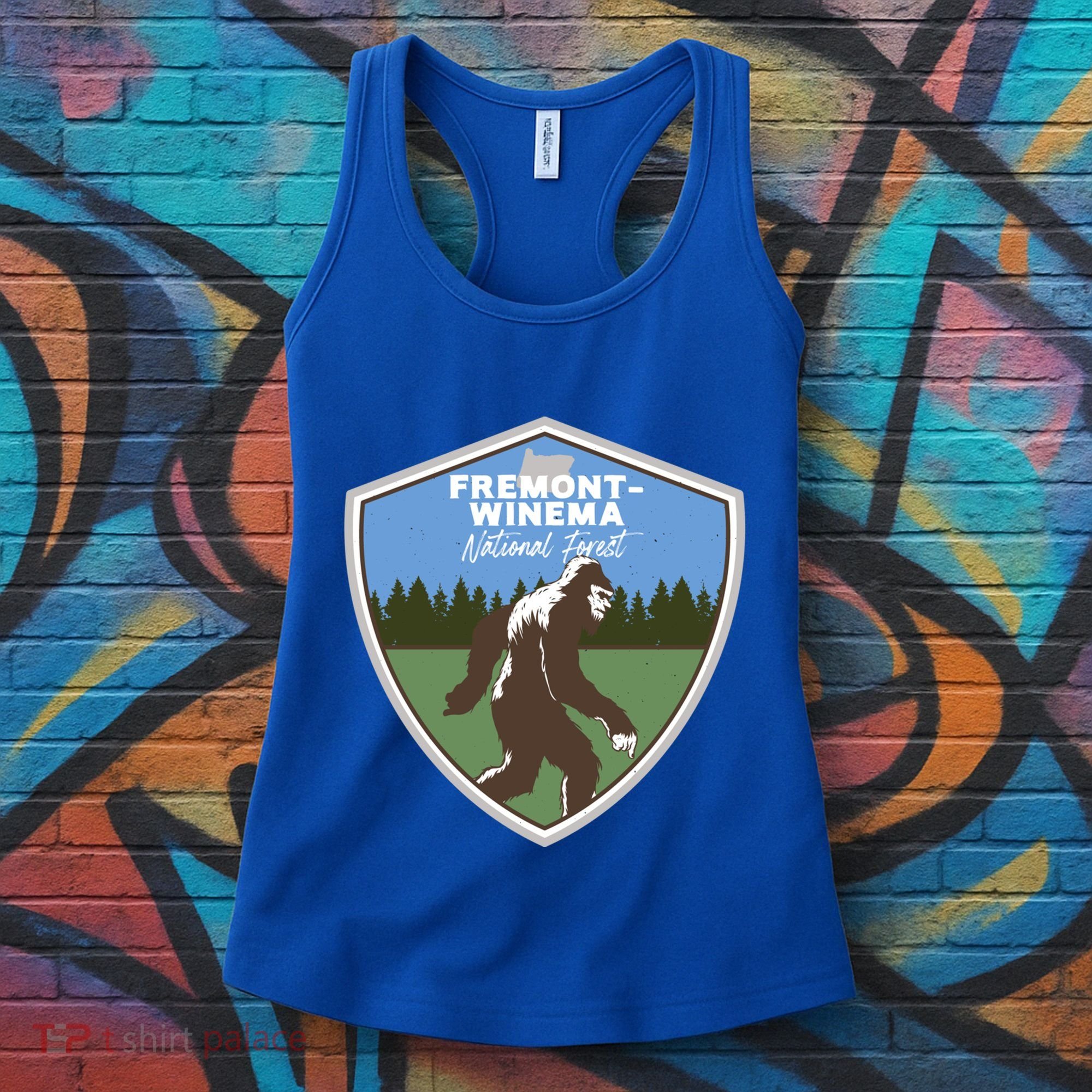 Bigfoot Sighting In Fremontwinema National Forest Oregon Gift Women's Tank Top