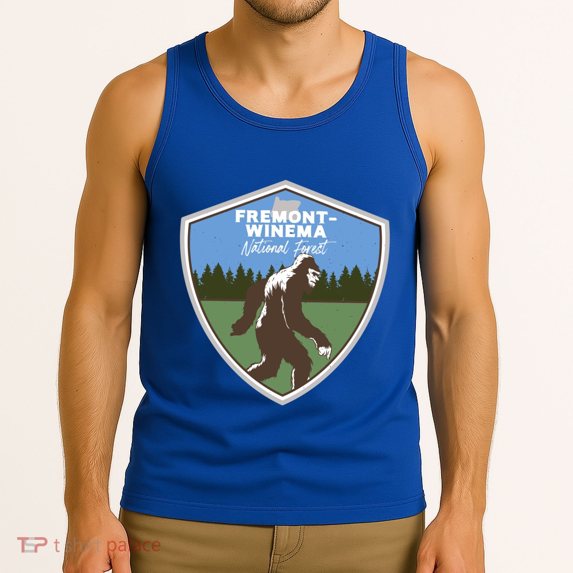 Bigfoot Sighting In Fremontwinema National Forest Oregon Gift Tank Top