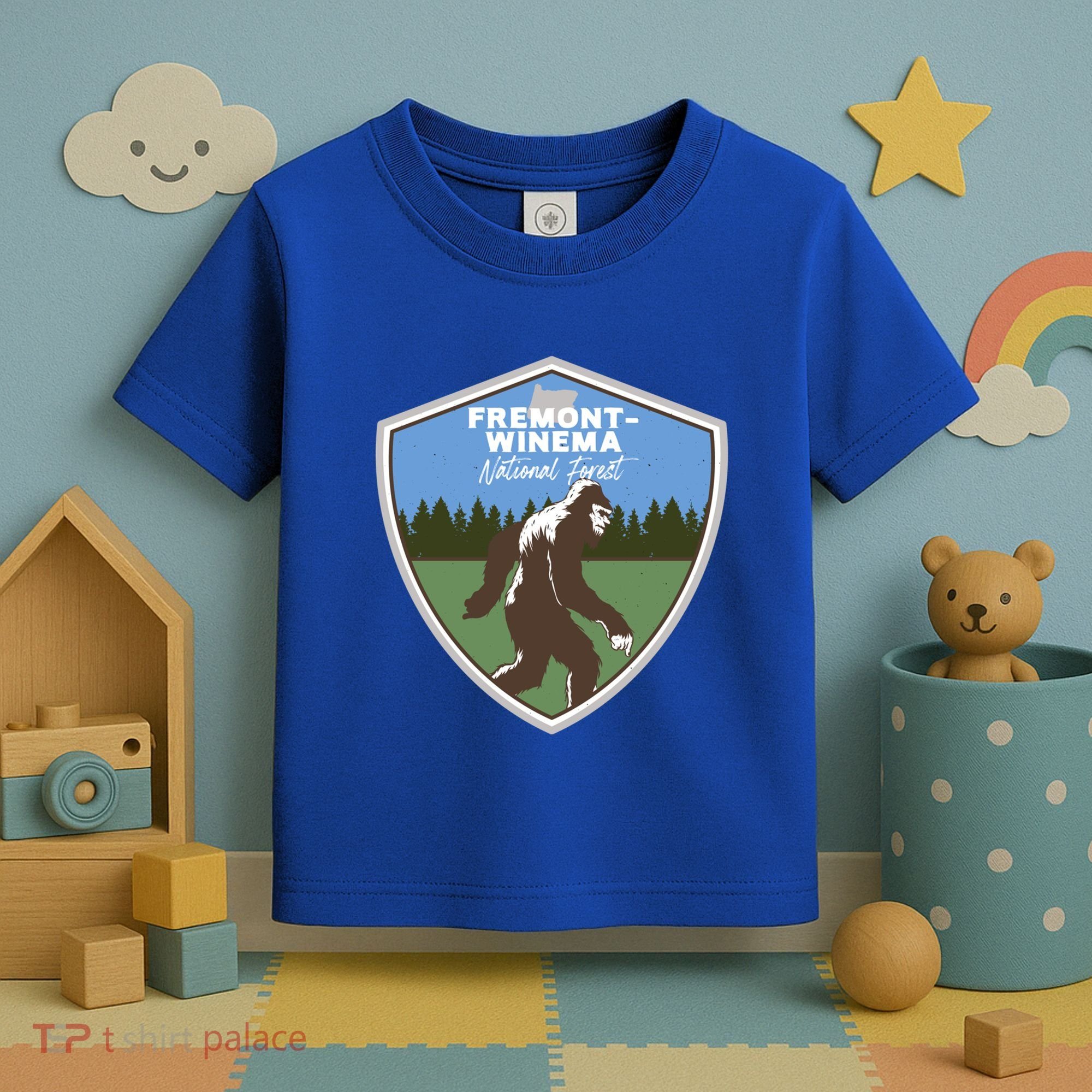Bigfoot Sighting In Fremontwinema National Forest Oregon Gift Toddler T-Shirt