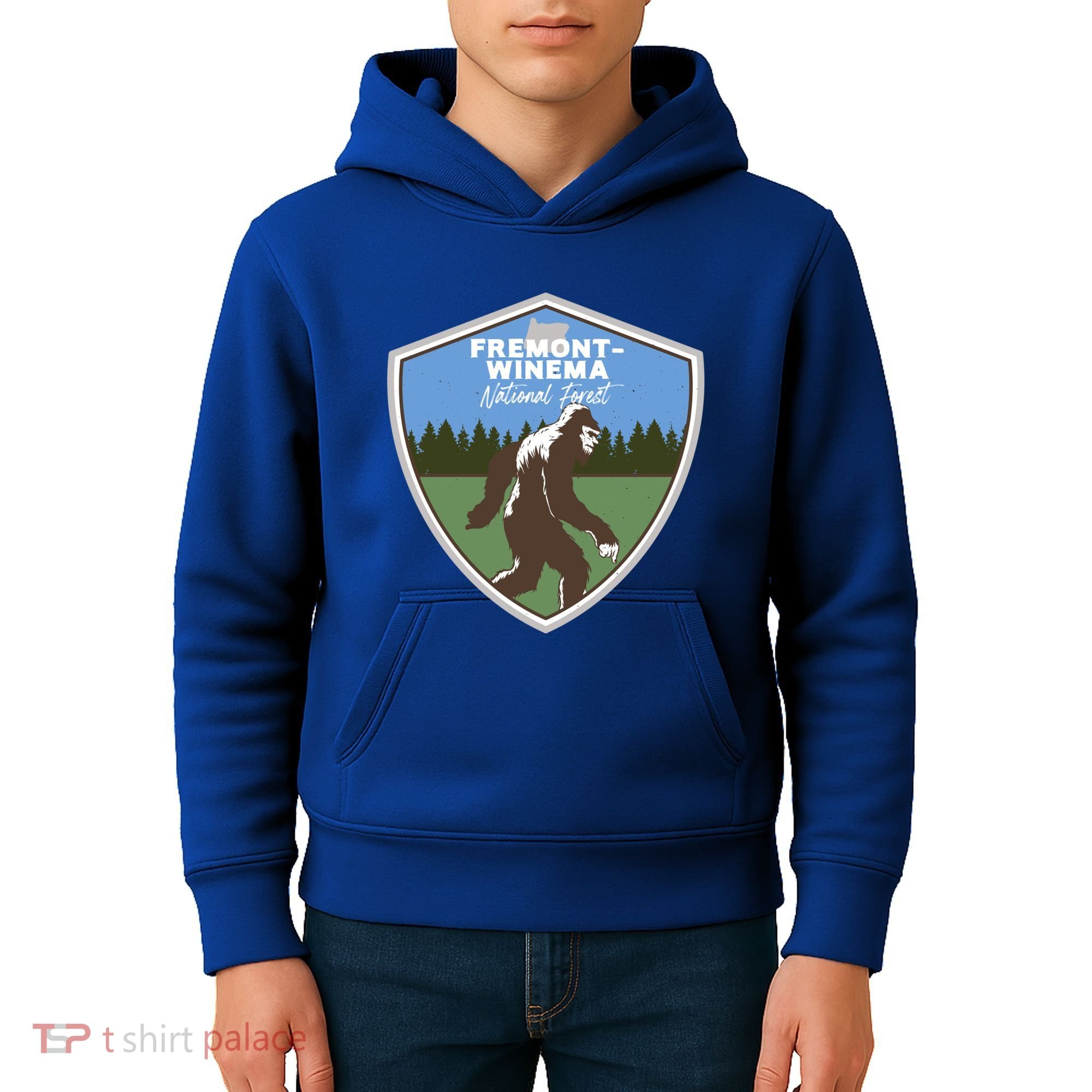 Bigfoot Sighting In Fremontwinema National Forest Oregon Gift Kids Hoodie