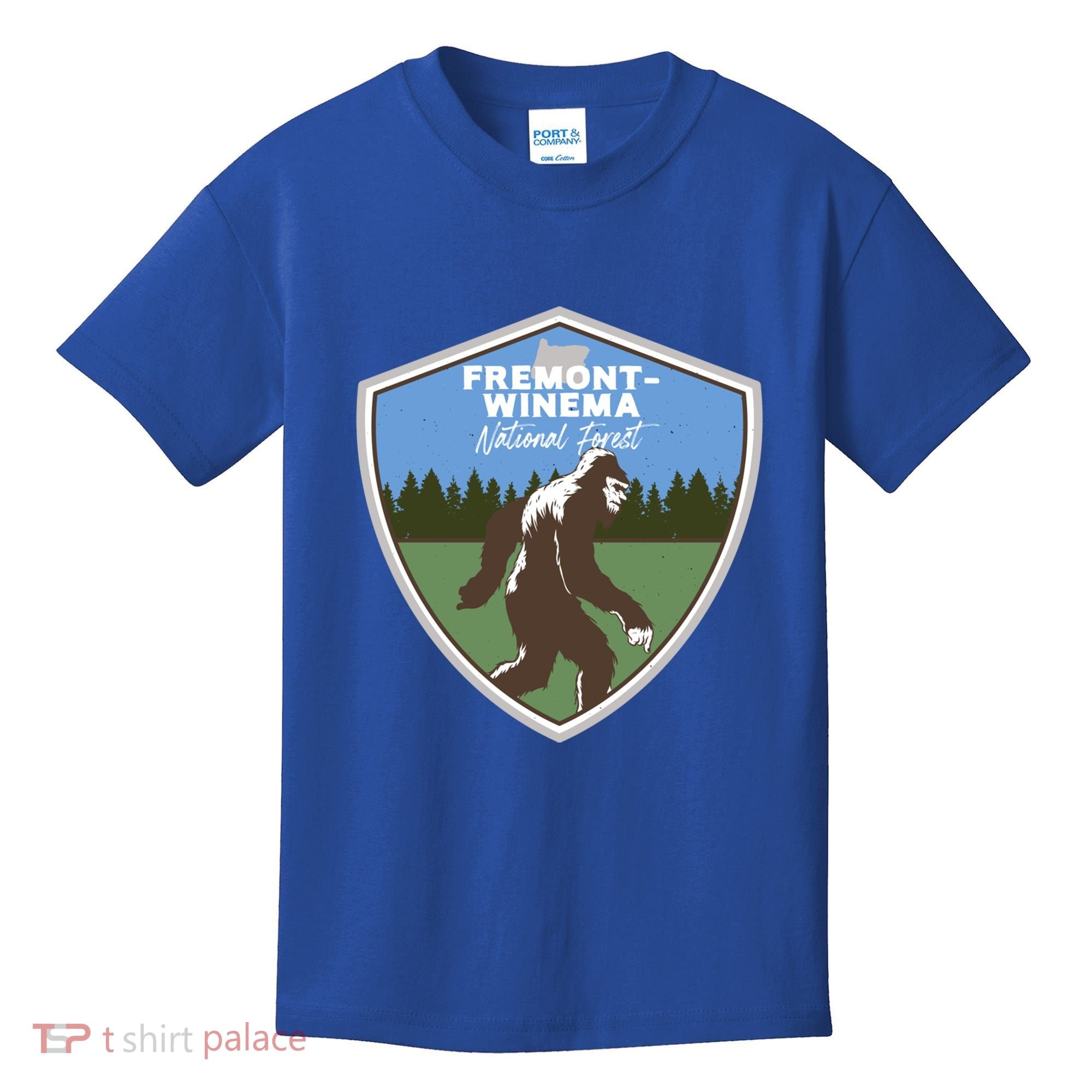 Bigfoot Sighting In Fremontwinema National Forest Oregon Gift Kids T-Shirt