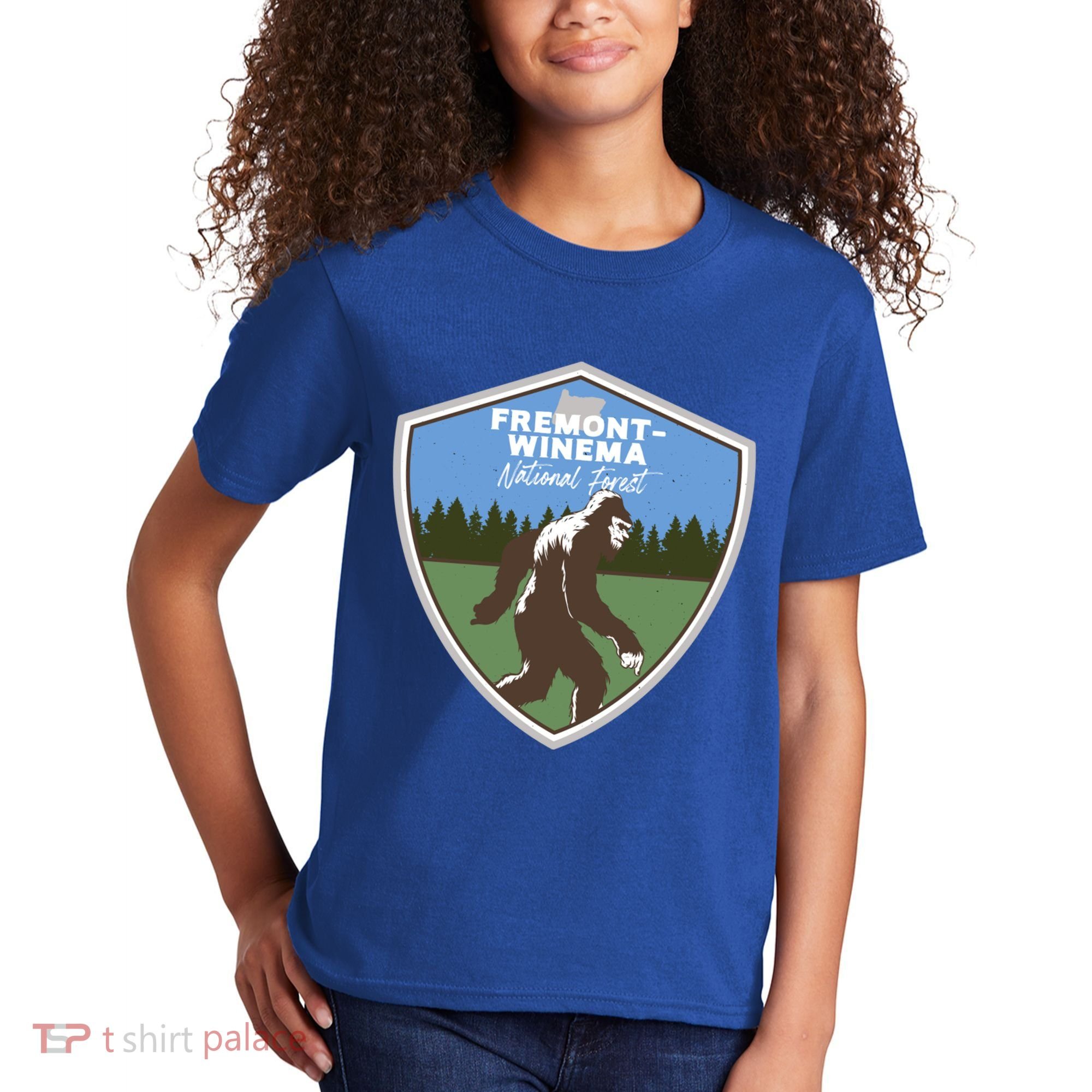 Bigfoot Sighting In Fremontwinema National Forest Oregon Gift Kids T-Shirt