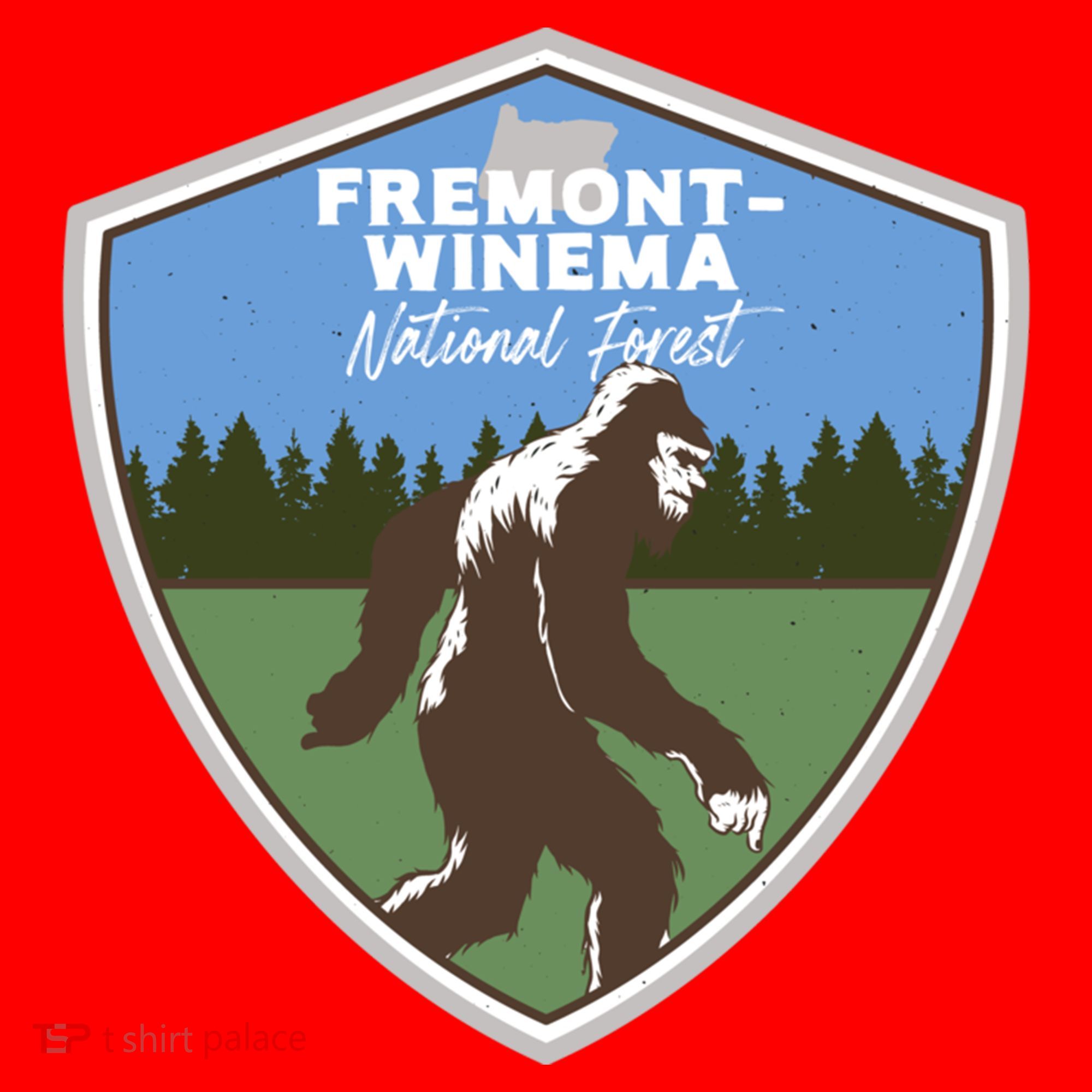 Bigfoot Sighting In Fremontwinema National Forest Oregon Gift Santa Hat