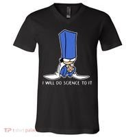 Biscuit Science I Will Do Science To It V-Neck T-Shirt thumb 0