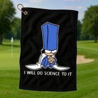 Biscuit Science I Will Do Science To It Golf Towel thumb 1