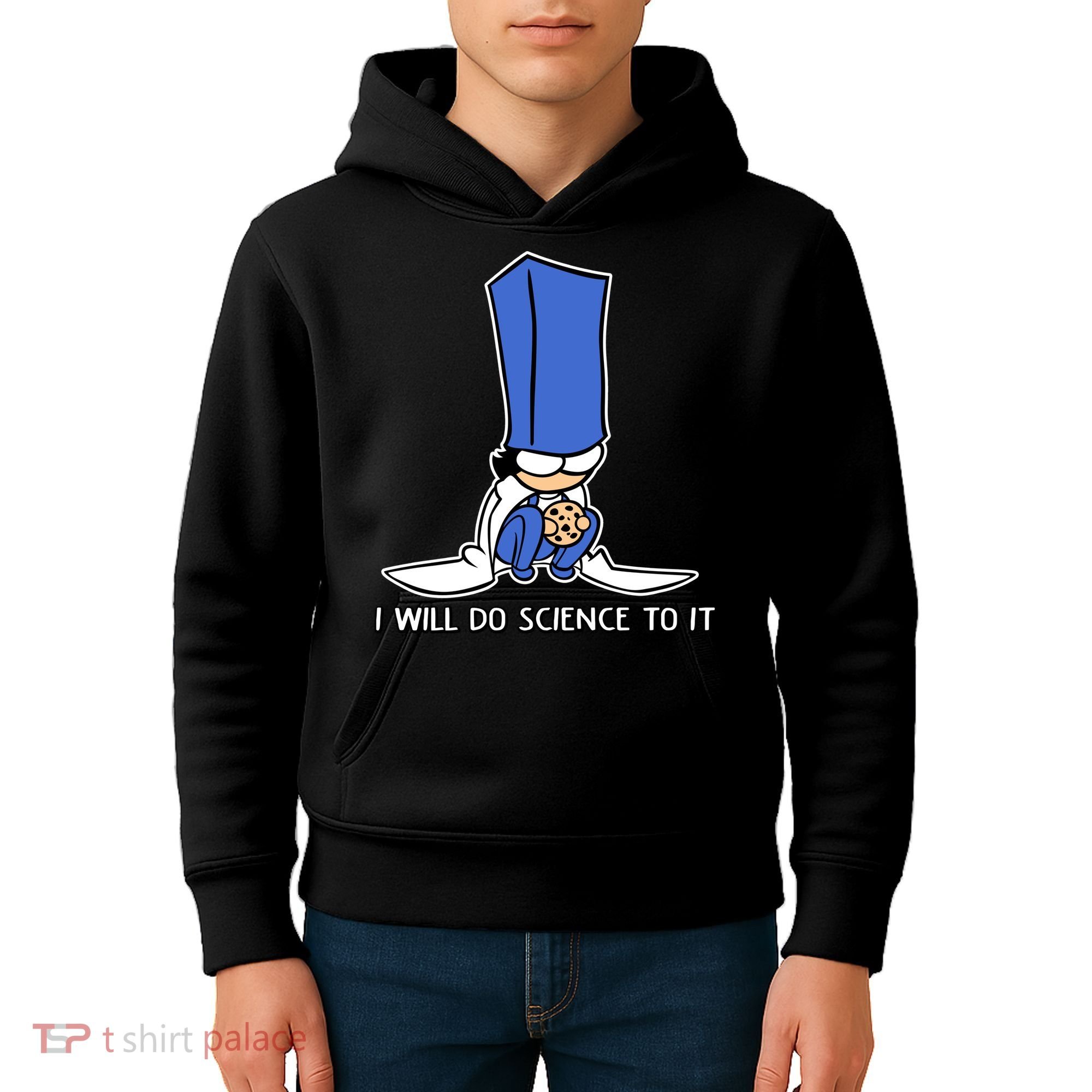 Biscuit Science I Will Do Science To It Kids Hoodie