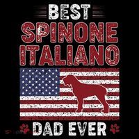 Best Spinone Italiano Dad Ever American Flag Dog Dad Coffee Mug thumb 5