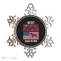 Best Spinone Italiano Dad Ever American Flag Dog Dad Ornament thumb 0