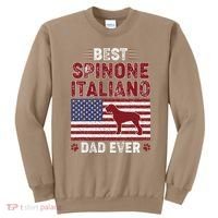 Best Spinone Italiano Dad Ever American Flag Dog Dad Sweatshirt thumb 0